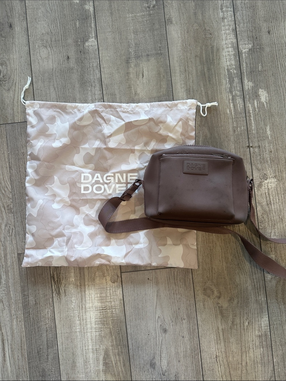 Dagne Dover Brown Crossbody Bag